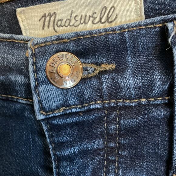 Madewell Jeans High-Rise Skinny Hayes Wash Sz 25 Stretch Cotton Poly Elastane - Picture 4 of 11